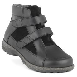 New Feet Damkängor Svart med kardborreband