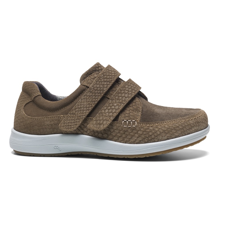 New Feet Sneakers Beige med kardborreband
