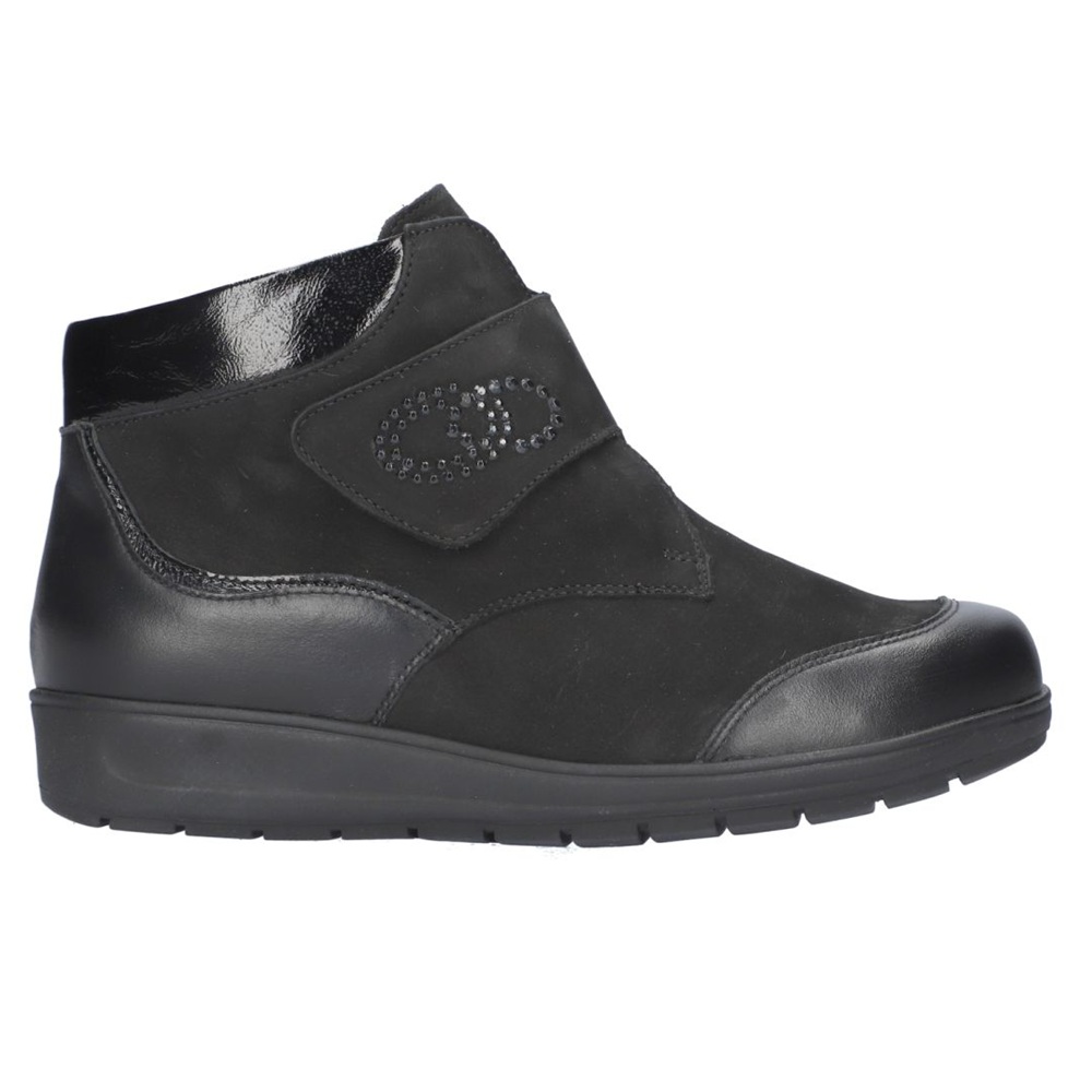 Waldläufer Mimi Boots Svarta från sidan