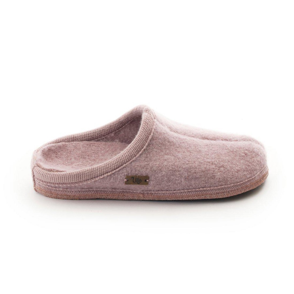Ulle Ulltofflor Original Ladies Dusty Pink från sidan