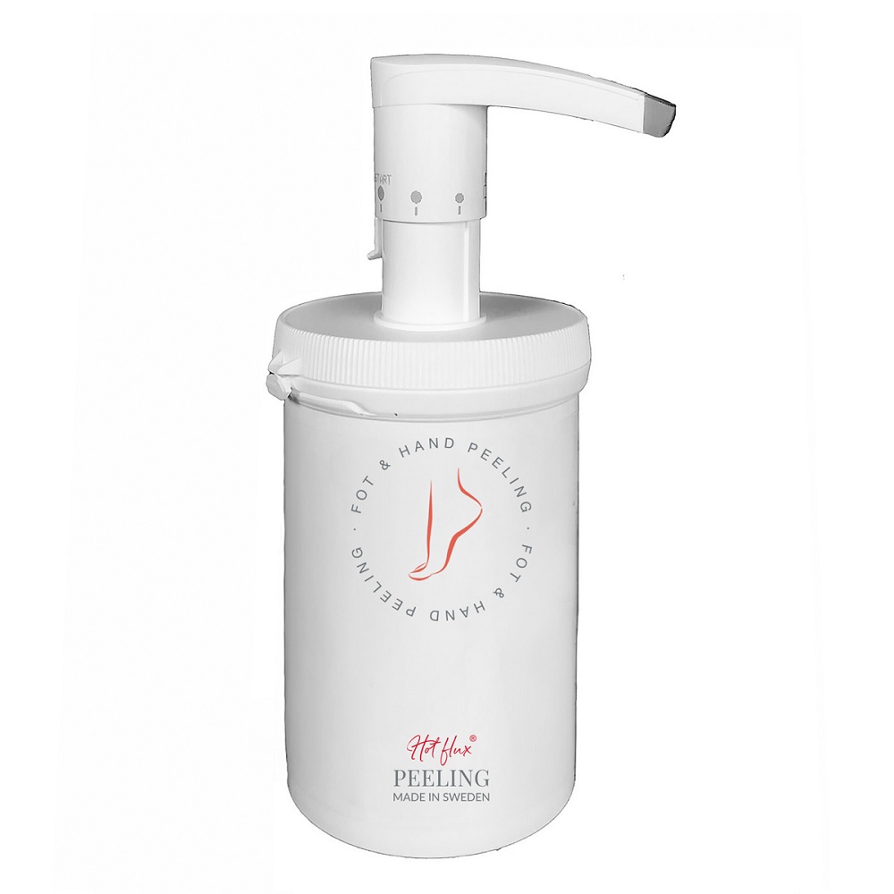 Fot och Hand Peeling Klinikburk med pump 400 ml