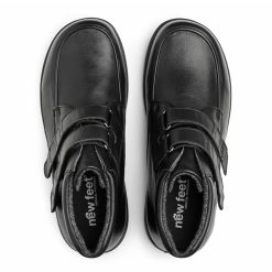 New Feet Herrkängor Orthostretch med kardborreband ovanifrån