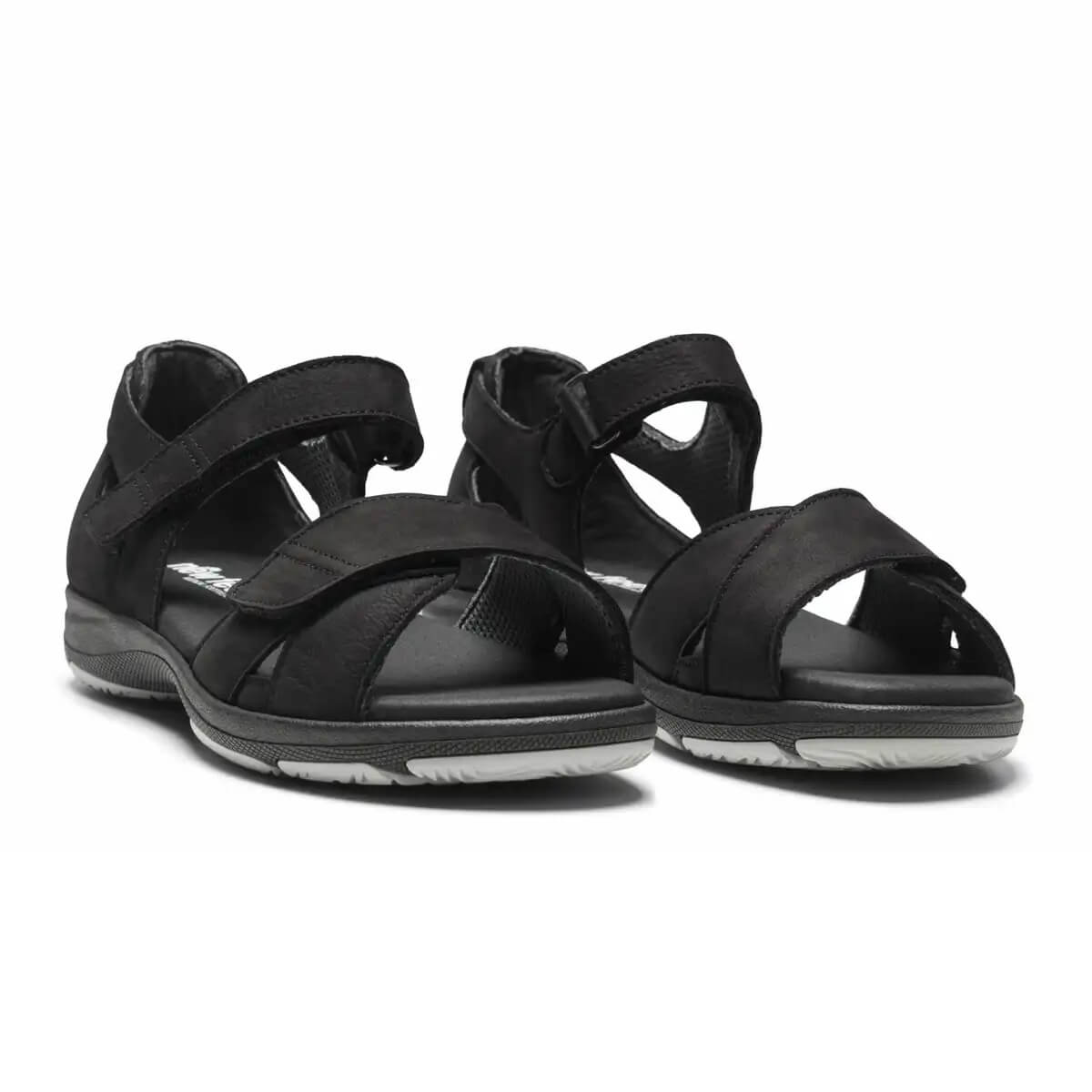 New Feet Lucy Sandal Svart Mocka