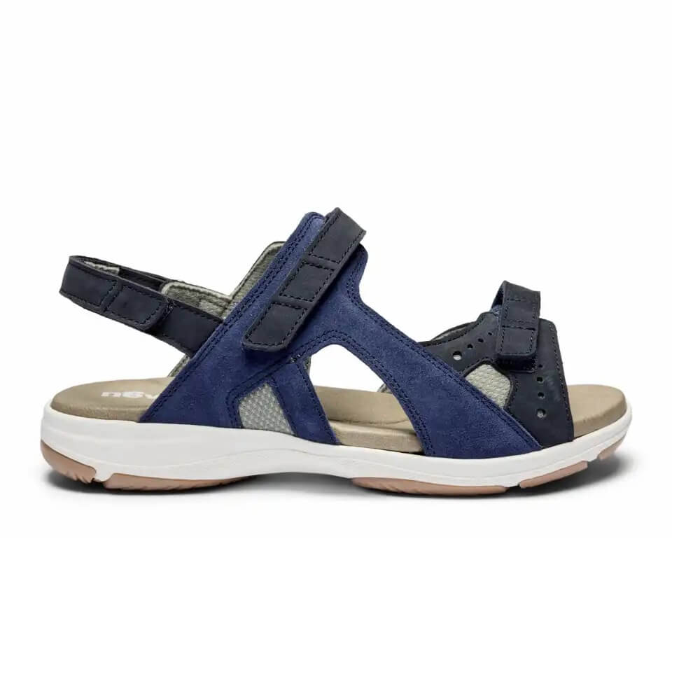 New Feet Mary Sandal Blå från sidan
