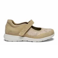 New Feet Ashley Ballerina Sand från sidan