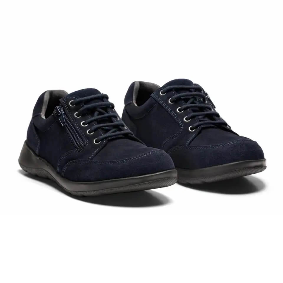 New Feet Denise Sneaker med Dragkedja Mörkblå