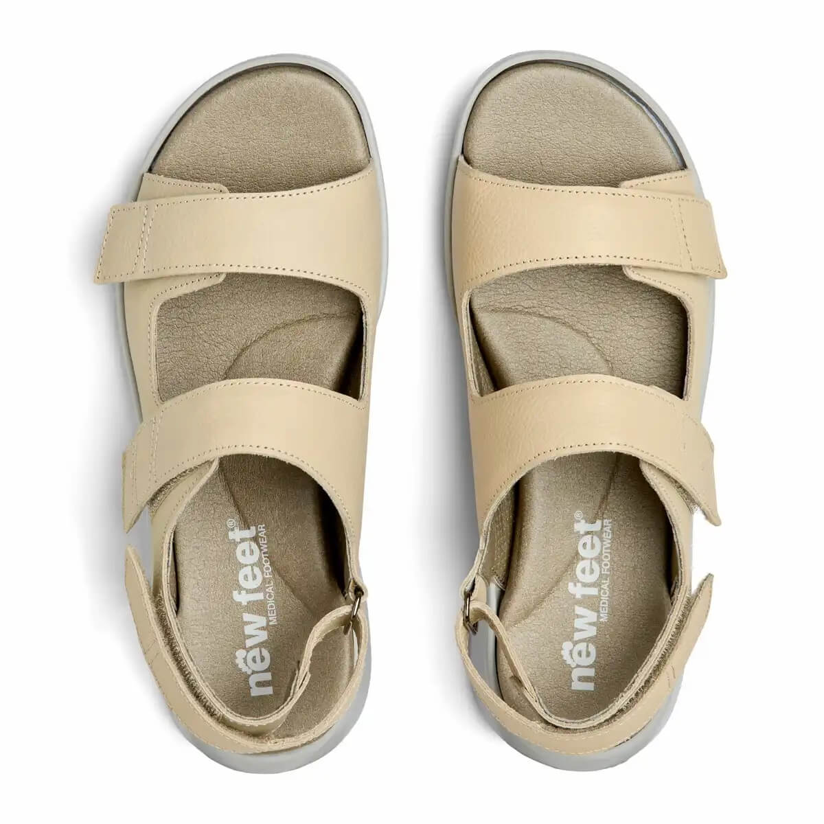 New Feet Ivy Sandaler Sand ovanifrån